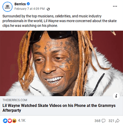 berrics facebook post