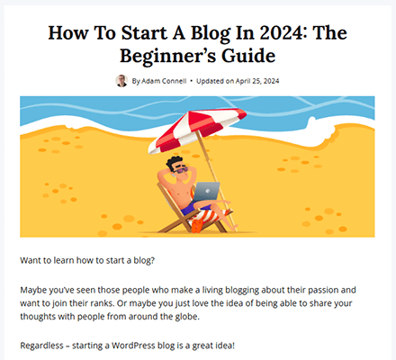 blogging wizard post - how to start a blog