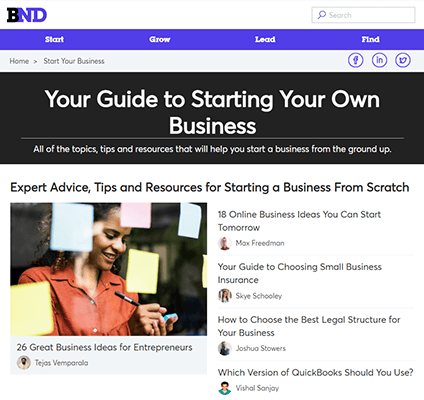 business news daily blog