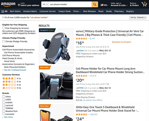 car phone holder amazon