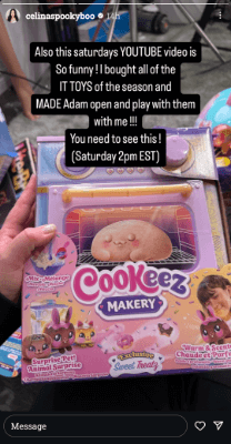 celinaspookyboo instagram story