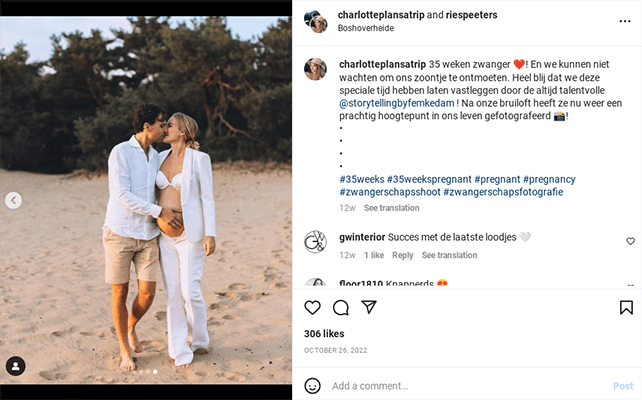 charlotte plans a trip instagram post