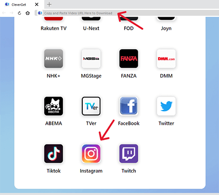 cleverget instagram icon url