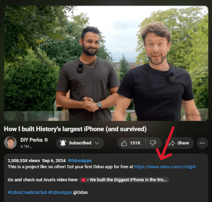 diy perks youtube affiliate link
