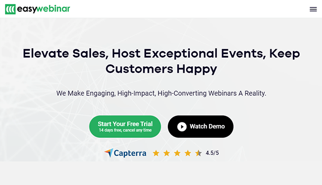 easywebinar homepage