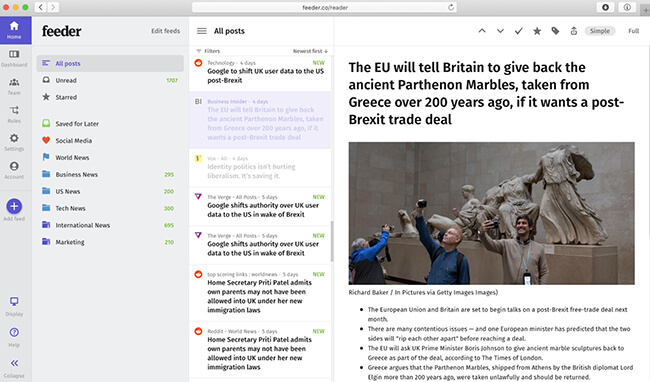 feeder homepage