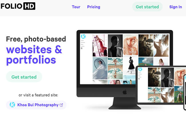 foliohd homepage