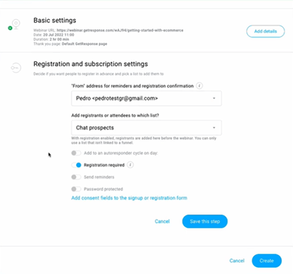 getresponse ui