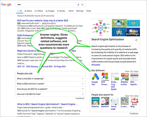 google answer engine