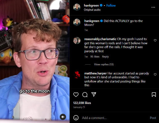 hank green instagram post