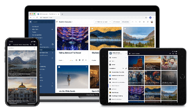 inoreader homepage