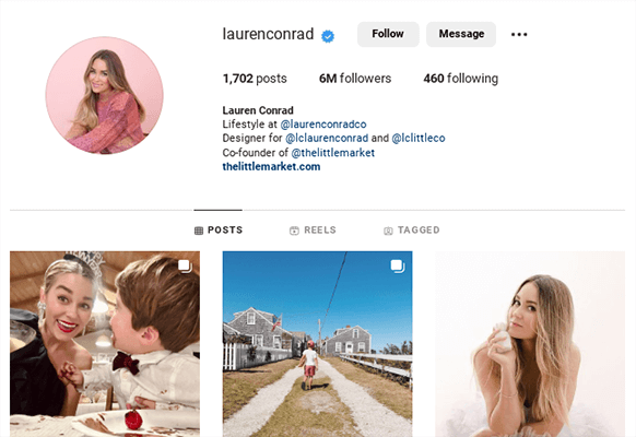 lauren conrad instagram account