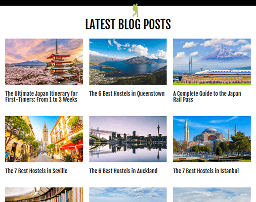 nomadic matt blog page