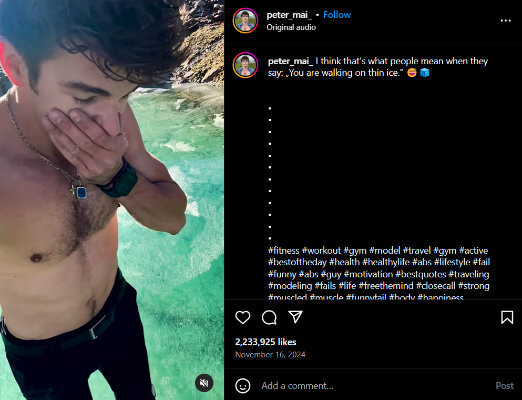 peter mai instagram post 2