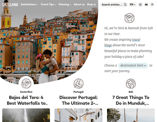 salt in our hair homepage