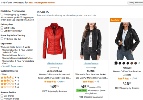 search products