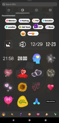 tiktok stickers