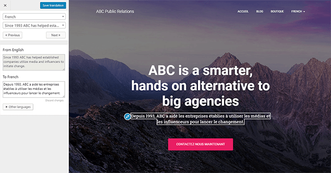 translatepress example