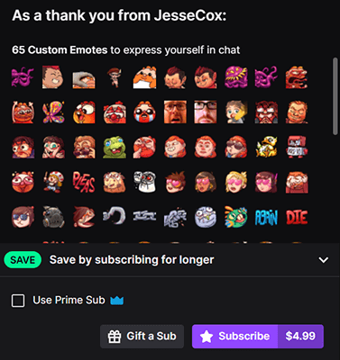 twitch subscribe