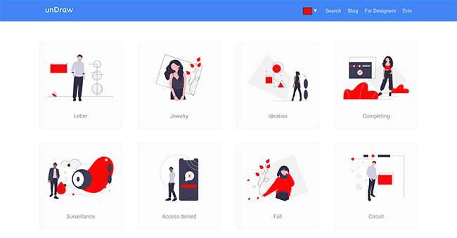 undraw homepage