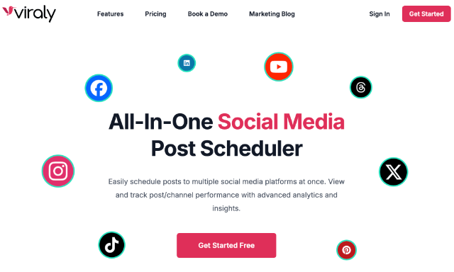 Viraly Homepage