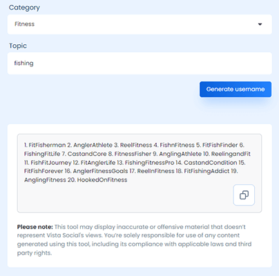 vista social twitter username generator