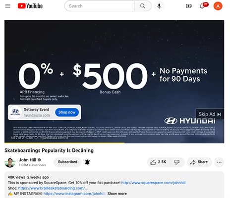 youtube ads