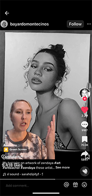 zendaya drawing challenge tiktok