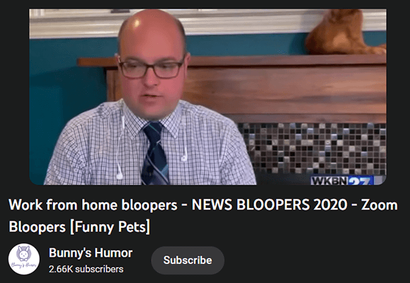 zoom bloopers